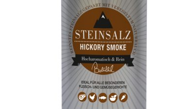 Hickory- Steinsalz. Die Pure BBQ- Rauchnote für Griller & Köche
